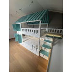 Etagenbett mit Treppe und Rutsche Österreich im Kinderzimmer